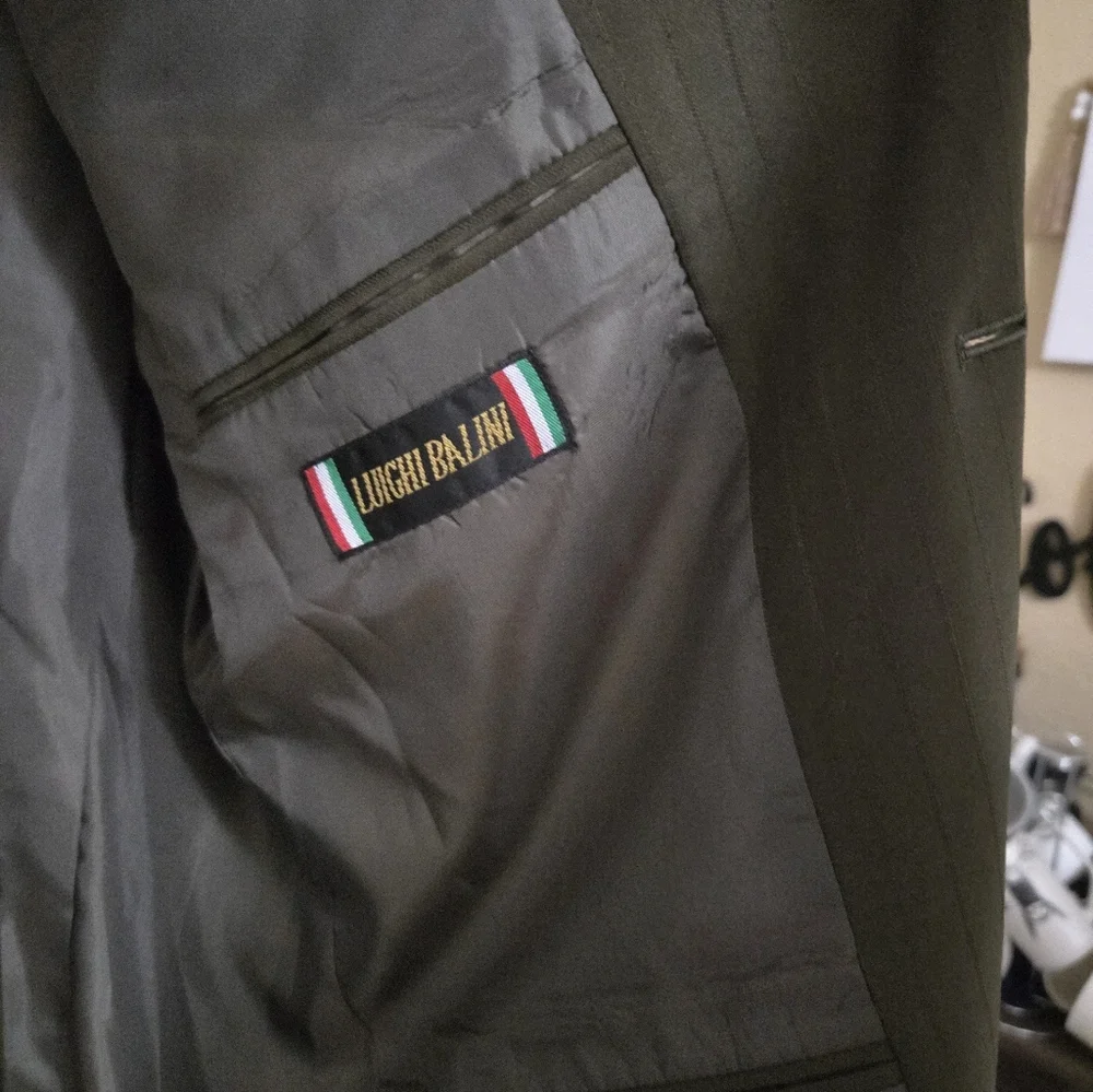 Luighi Balini Dark Olive Green Suit